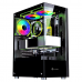 Gabinete Gamer Hayom Gb1792 Lateral em vidro temperado.